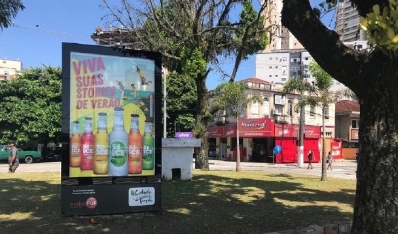 Aluguel de Mobiliário Urbano Propaganda Lorena - Mobiliário Urbano Publicidade em Santos