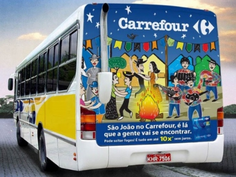Busdoor para Campanha Preço Marília - Busdoor Anúncio em Amazonas