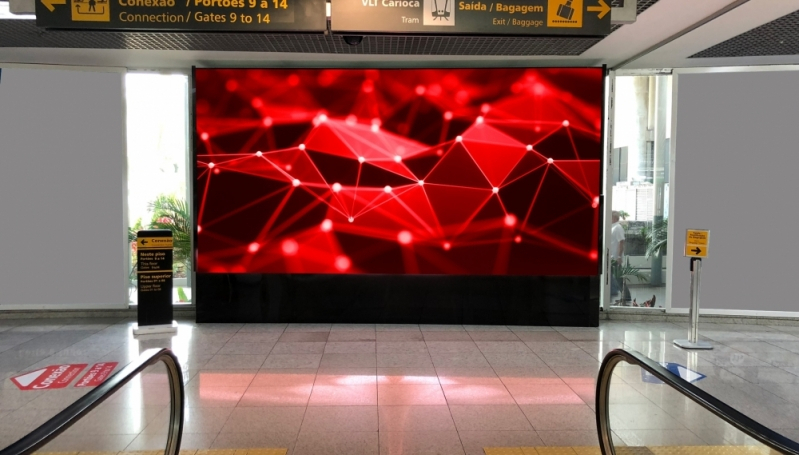 Empresa de Midia Digital em Aeroporto Guarulhos - Midias Externas em Aeroporto