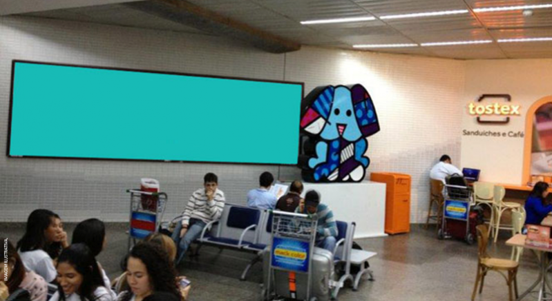 Midia Indoor em Aeroportos Preço Araras - Midia Digital em Aeroporto