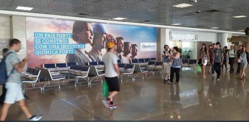 Midia Ooh em Aeroporto Orçamento Piracicaba - Mídia Aeroportuária