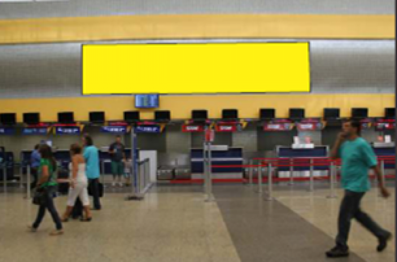 Painéis Aeroporto Mongaguá - Publicidade no Aeroporto