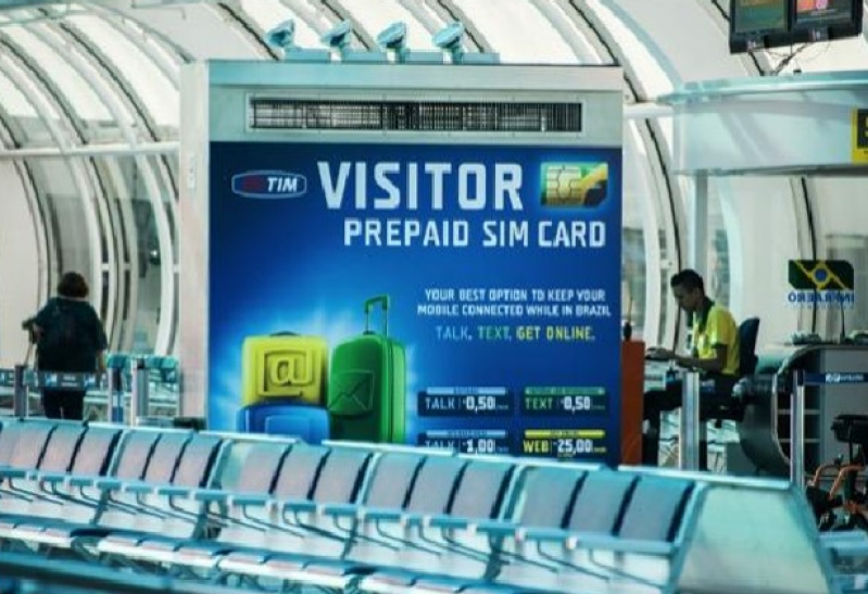 Painel Aeroportuário Diadema - Publicidade no Aeroporto