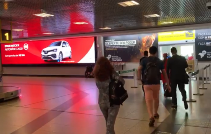 Painel de Propaganda de Led Bady Bassitt - Painel Led Aeroporto Internacional de Natal Rn