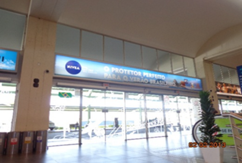 Painel Led de Publicidade Preço Cubatão - Painel Mega Led em Aeroporto