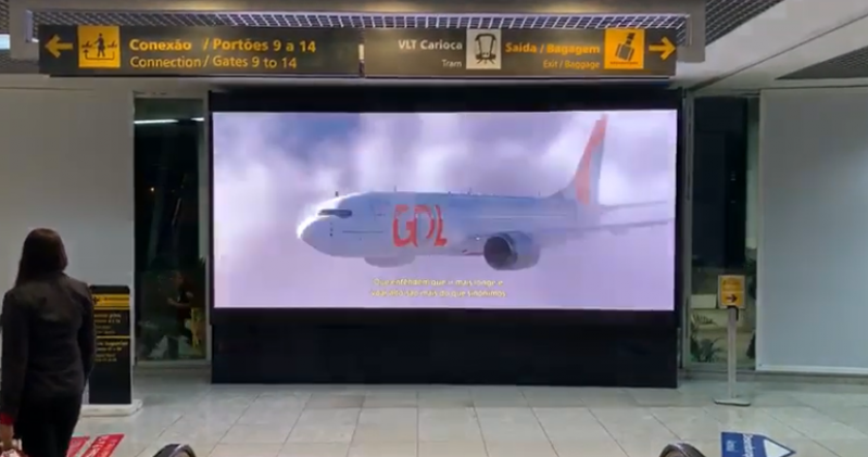 Painel Luminoso de Led para Propaganda Orçamento Pirassununga - Painel de Led Aeroporto Internacional de Salvador Ba
