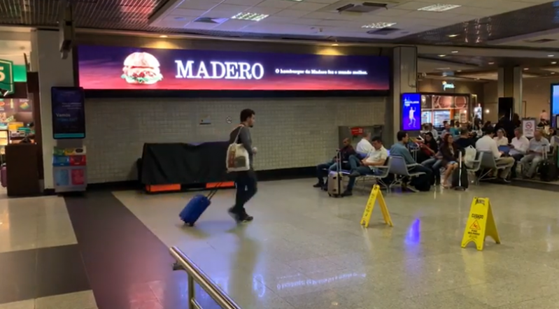 Painel Luminoso de Led para Propaganda Preço São Sebastião - Painel Led Interno Aeroporto Internacional de Viracopos Sp