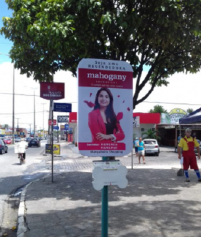 Totem de Rua para Anúncio Franco da Rocha - Totem de Rua Publicidade em Salvador
